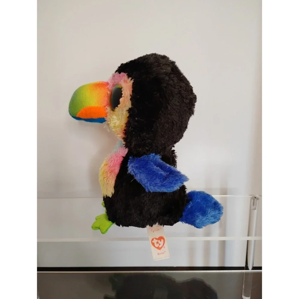 Ty Beanie Boos Beaks the Toucan Bird 6-inch Stuffed Plush Toy